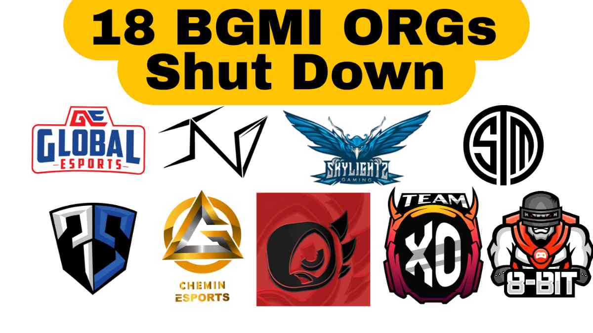 18 bgmi orgs shut down